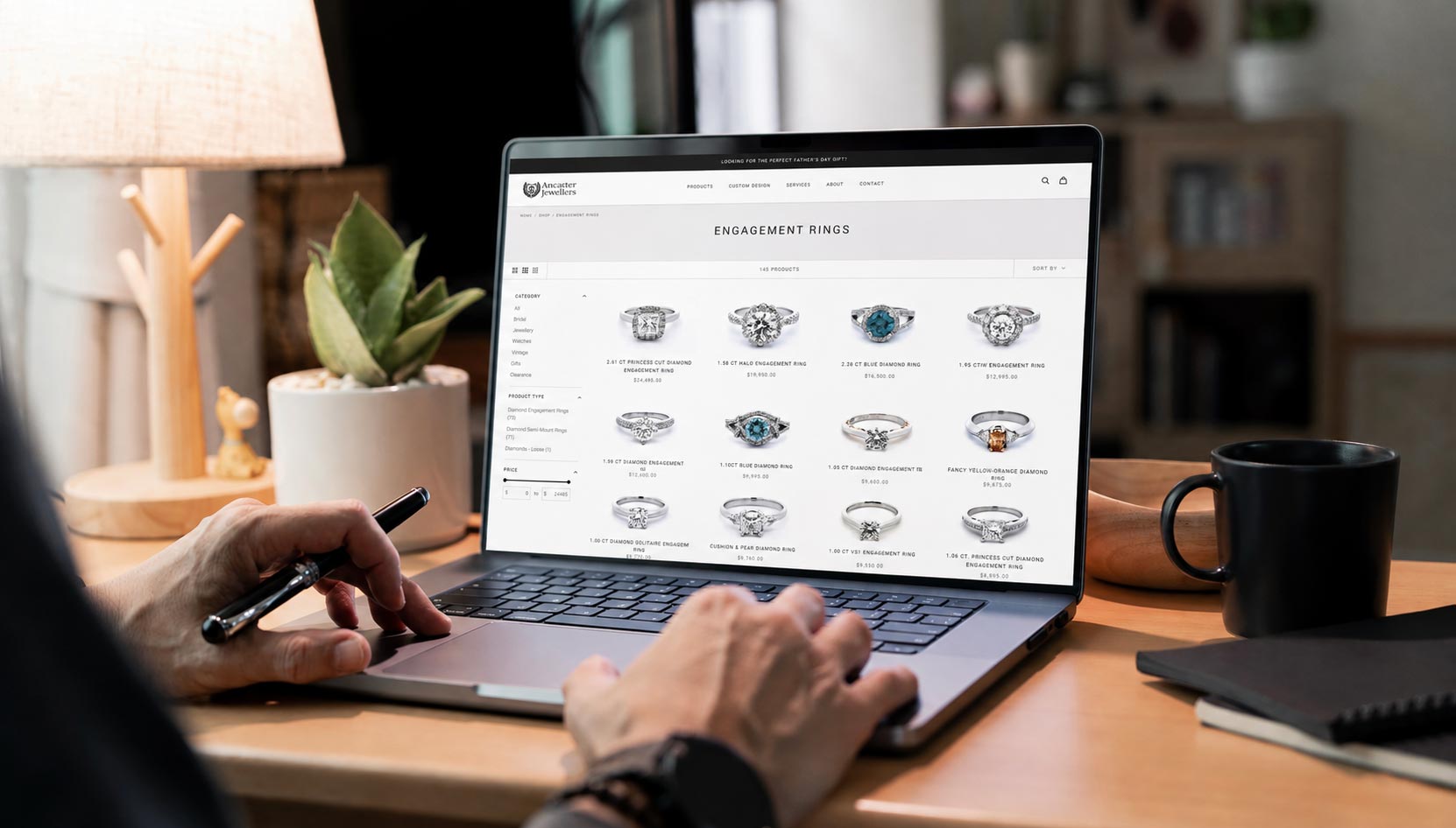 Ancaster Jewellers website