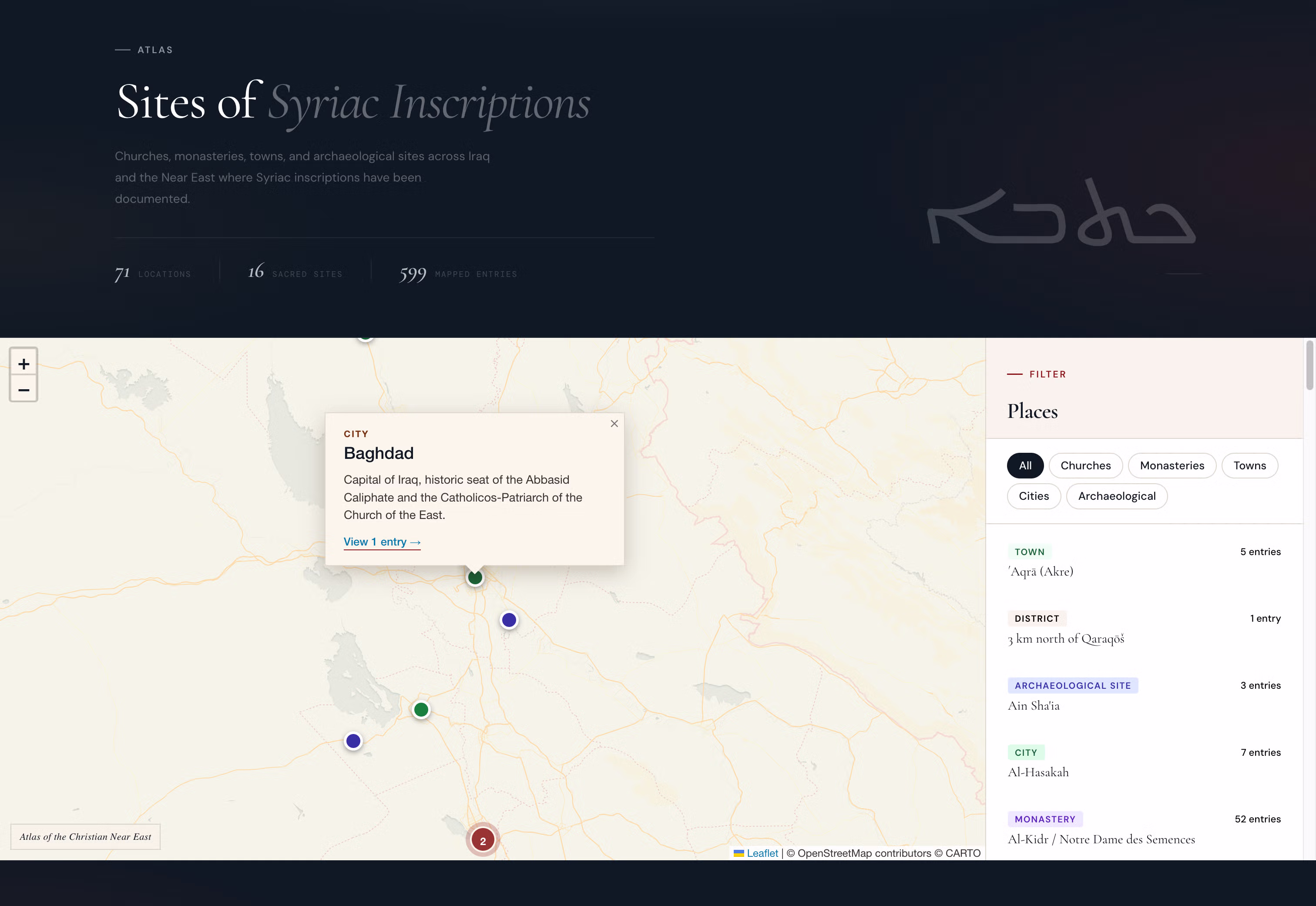 Interactive Map System