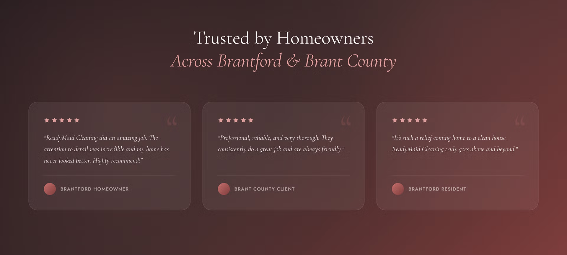 Customer Testimonials